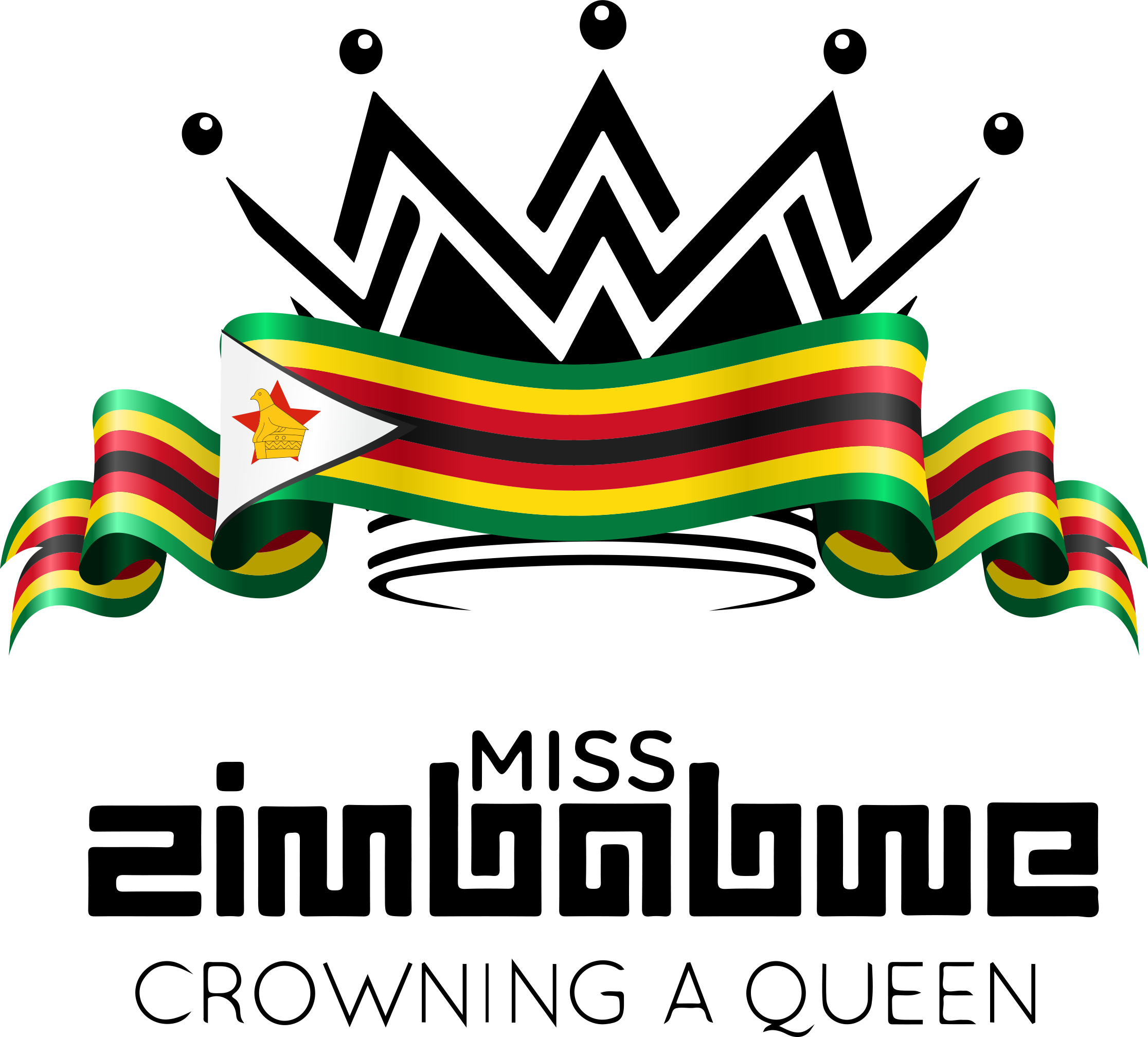 MISS ZIM CROWINING A QUEEN LOGO